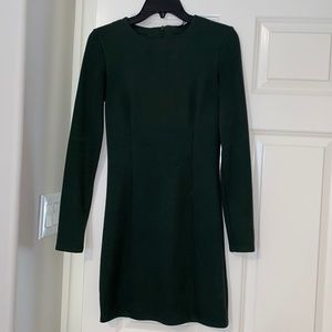 Zara olive green dress